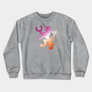 An Tir Pride - Lesbian - Silhouette Crewneck Sweatshirt